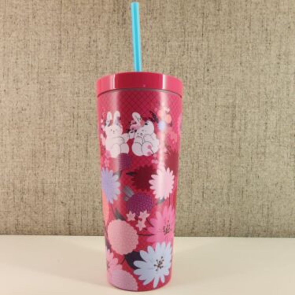 NWT Starbucks 2023 Stainless Steel Lunar New Year Rabbit Cold Cup Tumbler 16oz